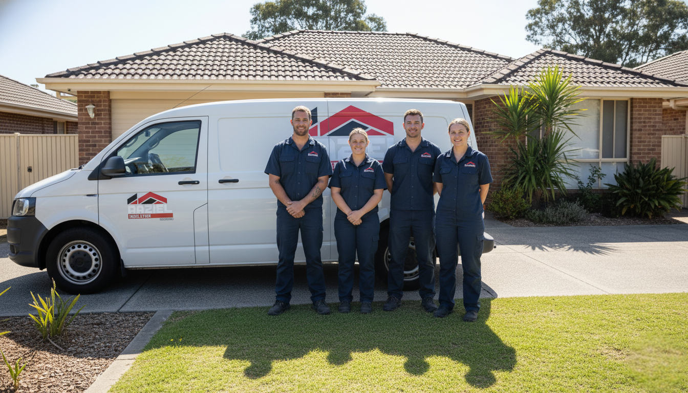 Image of the Raciel Insulation team working on a house in Melbourne